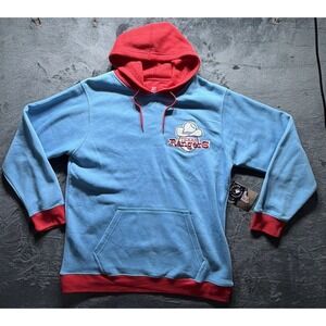 Texas Rangers Cooperstown Collection Pullover Hoodie. Retro Logo MLB Sz. XL NWT